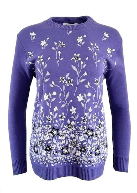 Emma Lilac Floral Jumper